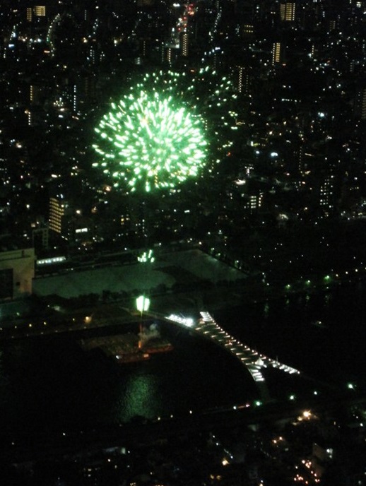 Sumida River Fireworks at Tokyo Skytree｜amuzen